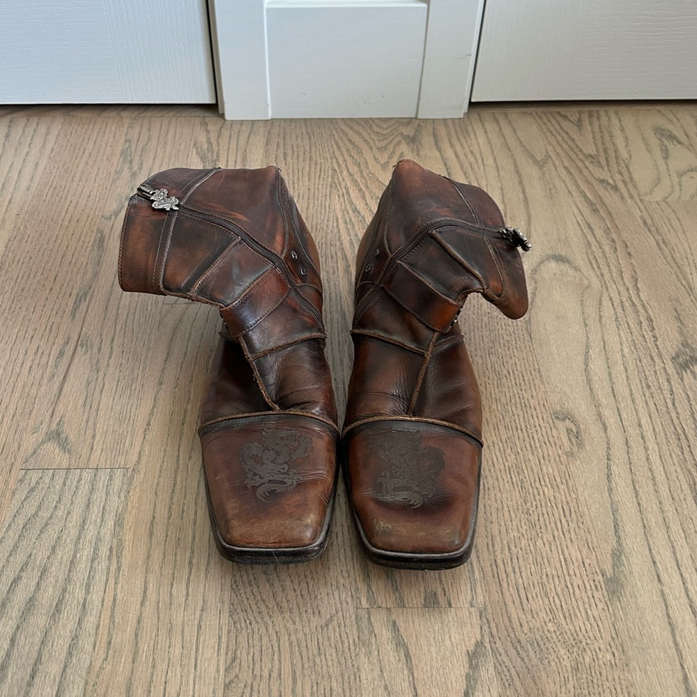 Mark Nason Brown Leather Boots